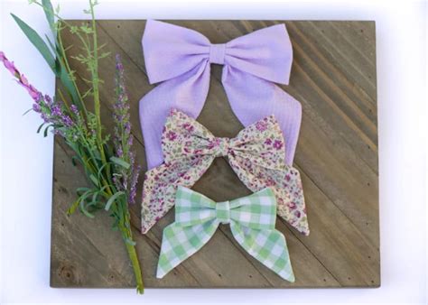 Hair Bow Three Different Sizes A Free Pattern The Simple Life