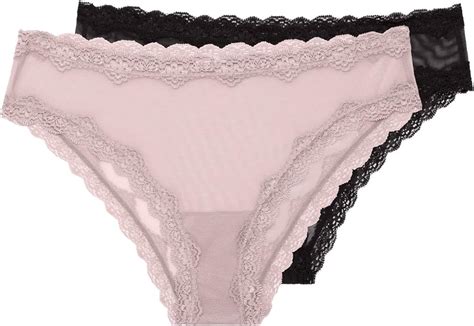 Smart And Sexy Womens Lace Trim Cheeky Panty 2 Pack At Amazon Womens