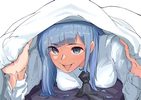 4k Descarga Gratis Anime Jujutsu Kaisen Ojos Azules Cabello Azul Niña Kasumi Miwa Fondo