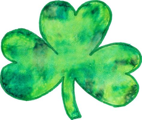 Watercolor Shamrock Sticker By Kaiello1 Small Canvas Paintings