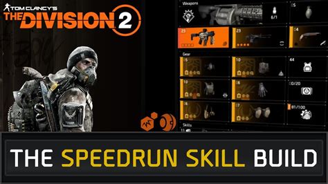 The Division The Speedrun Skill Build Youtube