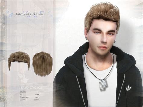 Breathable Short Hair By Wingssims Liquid Sims
