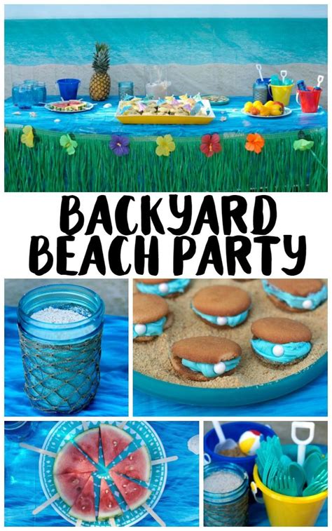 Backyard Beach Party Ideas Beach Theme Birthday Party Beach