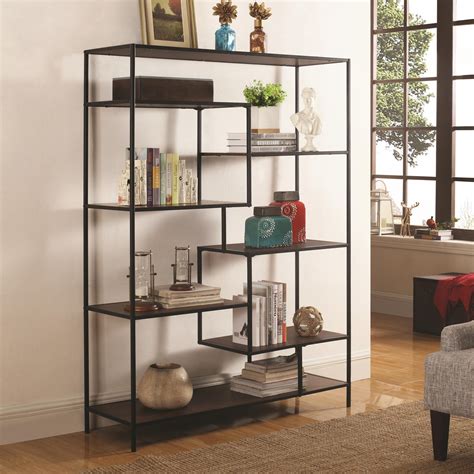Bookcases Bookcase By Coaster At Dunk Modern Bookcase Bookcase