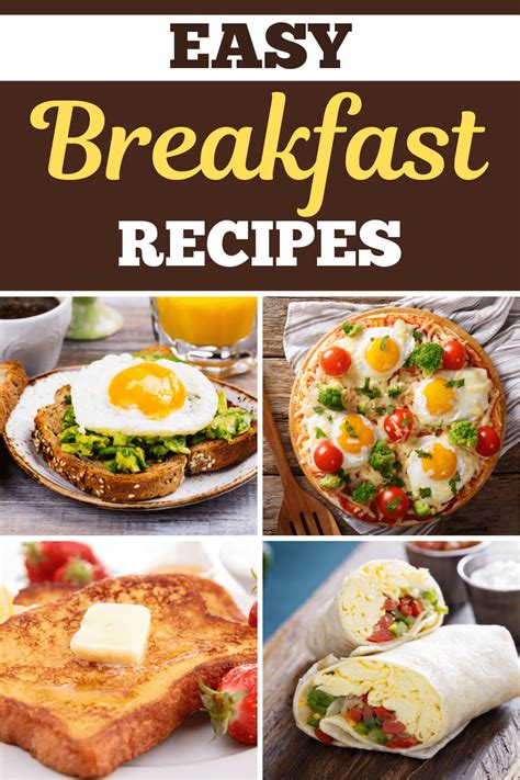 25 Easy Breakfast Recipes Insanely Good