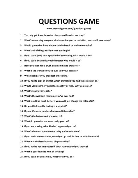 The 21 Questions Game 101 Fun And Unexpected Topics