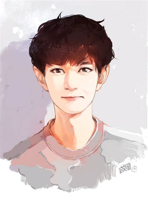 Chanyeol Fanart E X O Dibujos Dibujos De Anime Y Dibujos Artisticos