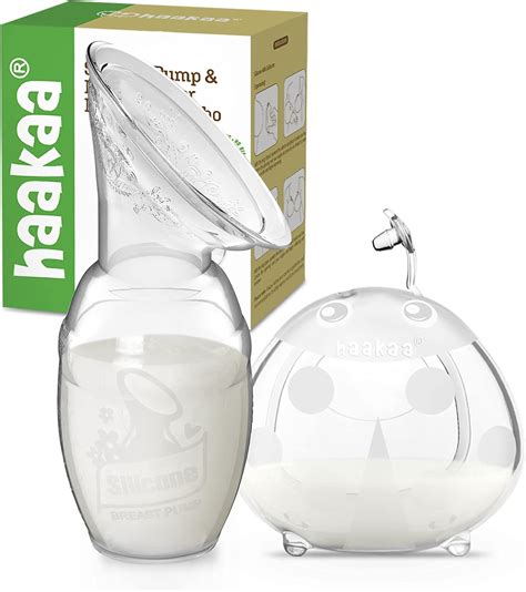 Buy Haakaa Ladybug Breast Milk Collector Manual Breast Pump Combo