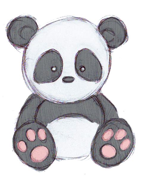 Cute Panda By Itzamandayay On Deviantart Cute Panda Drawing Panda