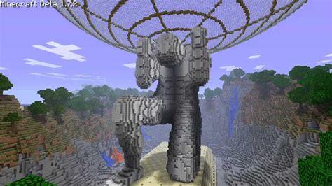 Minecraft Atlas Statue Youtube