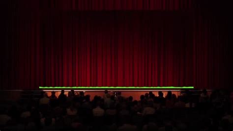 Crowd Applauds Theatre Empty Stage — Stock Video © Rockfordmedia