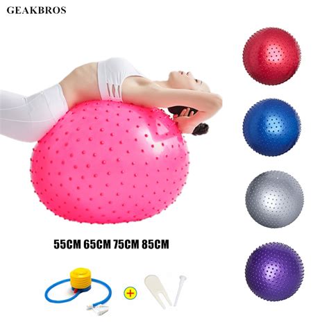 75cm 85cm Message Point Yoga Balls Fitness Gym Balance Fitball Exercise