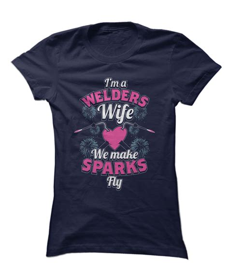 i m a welder s wife cute funny in 2022 welders wife ts for welders horror shirts