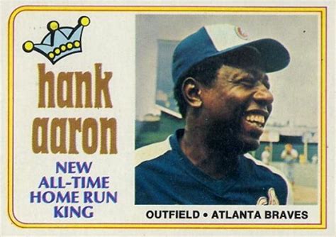 Hank aaron rip card (i.redd.it). 1974 Topps Hank Aaron #1 Baseball Card Value Price Guide