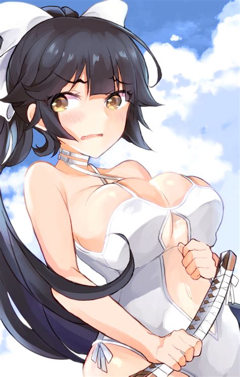 Rule 34 Azur Lane Big Breasts Black Hair Katana Tagme Takao Azur