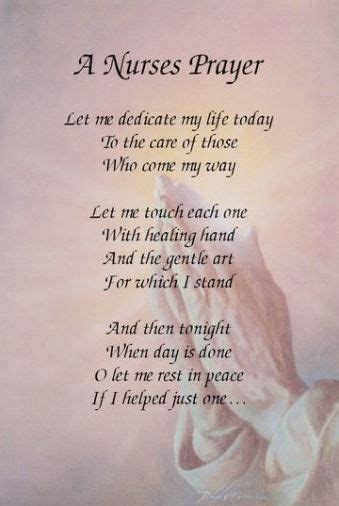 A Nurses Prayer A Heartwarming Poem Someone Who Knows A Nurse Will