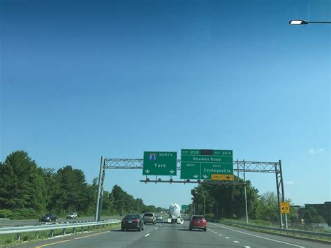 I 83 Maryland Exit 20 Northbound Exit 20 Shawan Road Off Flickr