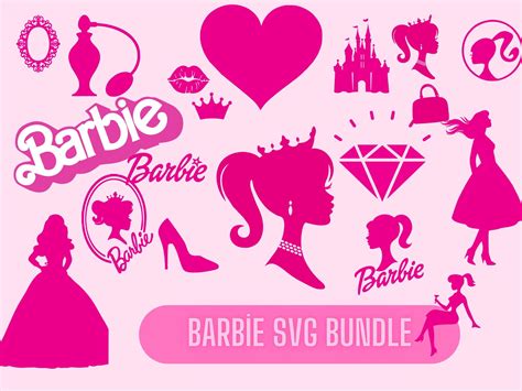 Barbie Bundle SVG Barbie Vector Barbie Logo Barbie Birthday Barbie Print SVG Barbie Print