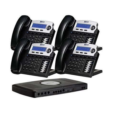 Xblue X16 Office Phone System W4 Phones Auto Attendant Voicemail