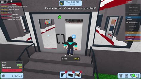 How To Rob The Bank In Rocitizens Roblox Youtube