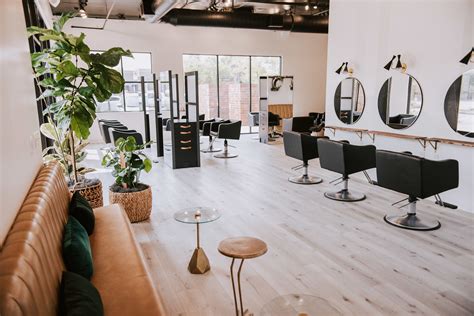 Modern Hair Salon With Bright And Clean Interior