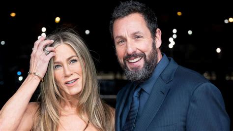 adam sandler hails jennifer aniston one of the funniest people shares new drew barrymore