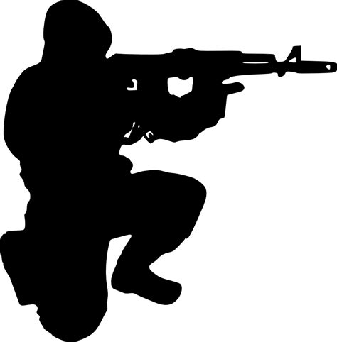 Soldier Military Army Silhouettes Png Download 9831000 Free