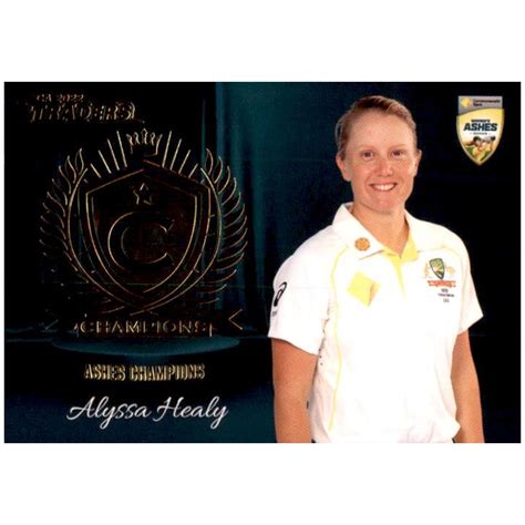 Alyssa Healy Champions 2022 23 Tla Traders Cricket Australia And Bbl T