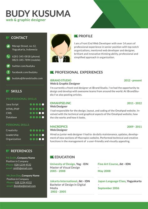 Eye Catching Resume Templates For Ms Word Jordarticles