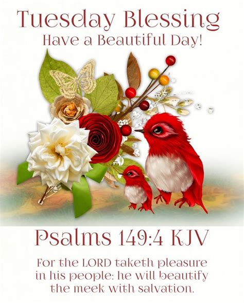 Psalms 149 4 Tuesday Blessing Pictures Photos And Images For Facebook