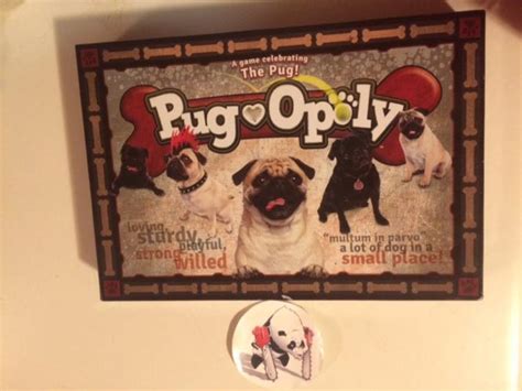 Original Pug Opoly Board Game Open Box New Condition Mint