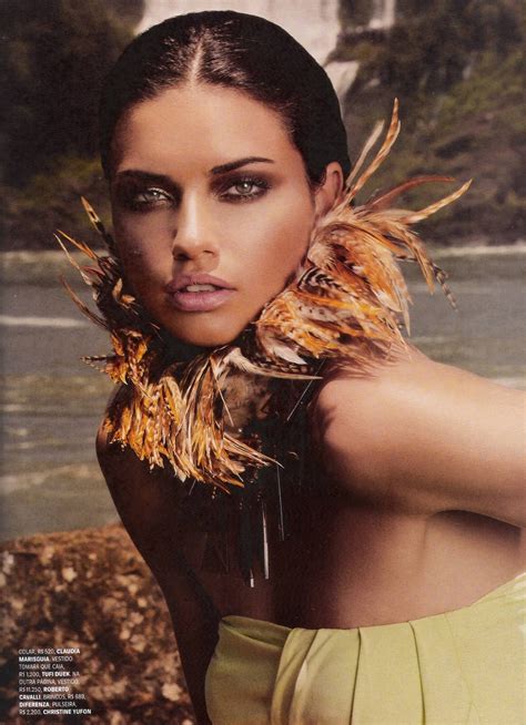 Pot Ncia M Xima Adriana Lima By Andr Passos For Vogue Brazil February