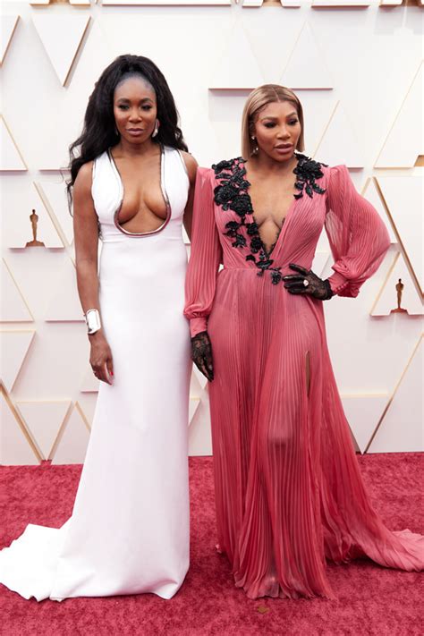 Venus Williams Serena Williams Oscars 2022 Fashion Red Carpet Style