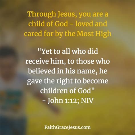Children Of God Faith Grace Jesus