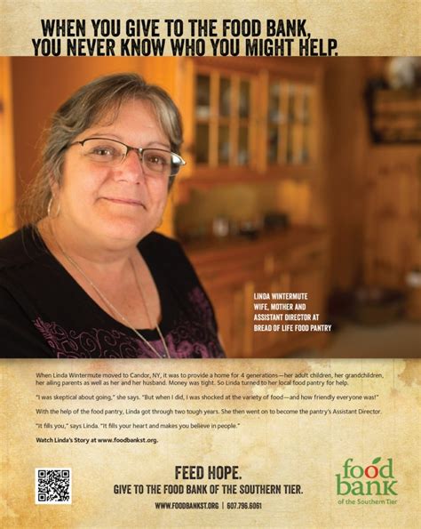 Food Bank Of The Southern Tier — Faces Of Hunger Campaign Antithesis Advertising Antithesis
