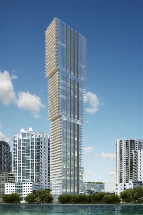 Arquitectonica Designs Three Tier Residential Tower In Miami Archdaily