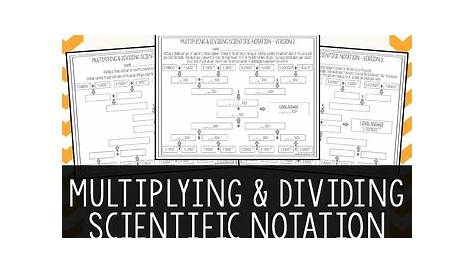 multiplying and dividing scientific notation worksheet