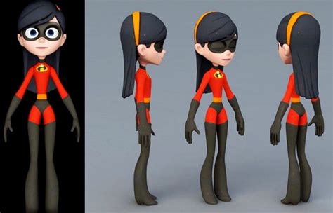 The Incredibles Violet By Peter3dmaker Model
