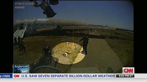 Asiana Crash Video Firefighters Saw Girl Before She Was Run Over Cnn