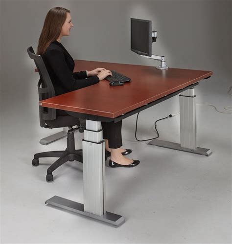 Newheights™ Corner Height Adjustable Standing Desk Adjustable Height
