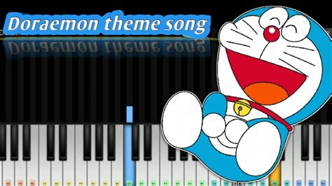 Doremon Animated Theme On Mobile Piano Slow And Easy Nomanangel