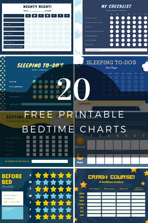 Often when introducing new concepts, students can. 20 Free Printable Bedtime Charts For Kids | AllFreeKidsCrafts.com