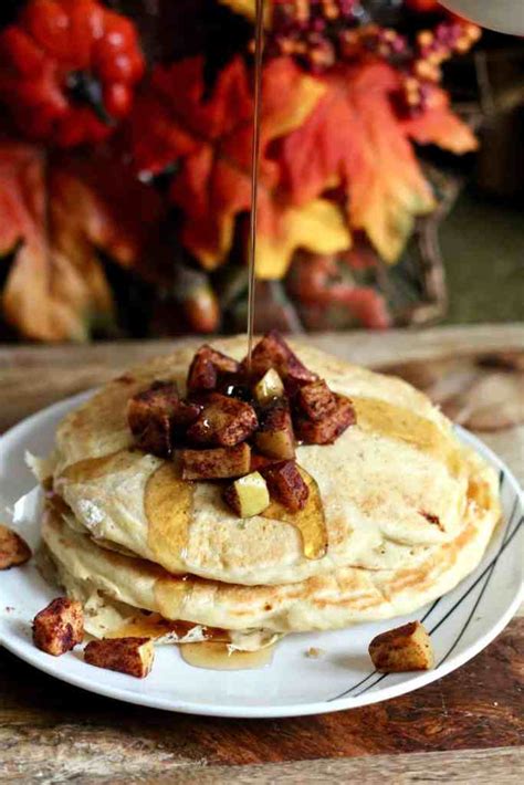 These fluffy greek yogurt pancakes aren't your standard pancakes. Greek Yogurt Apple Pancakes for Two • The Healthy Toast