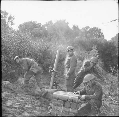 42 Inch Mortar Of British 15th Brigade 5th Division Mortar Support