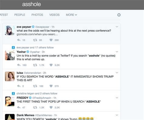 People Searched Ahole On Twitter And Came Up With Donald Trump