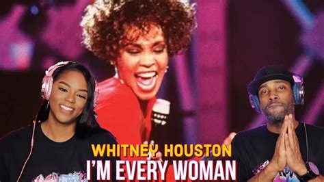 Whitney Houston I M Every Woman Reaction Asia And Bj Youtube