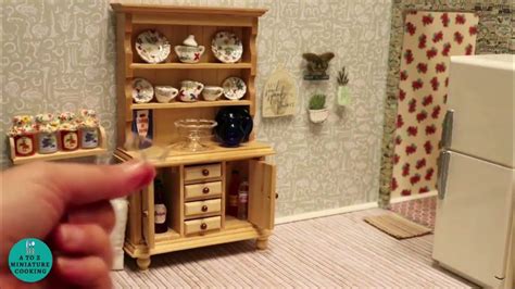 Miniature Cooking Channel Stock Miniature Dollhouse Kitchen Real Tiny
