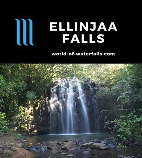 Ellinjaa Falls Easy To Access On The Waterfall Circuit