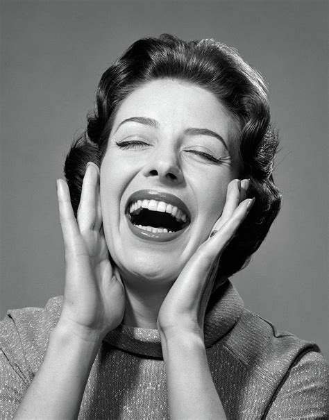 1950s 1960s Happy Brunette Woman Photograph By Vintage Images Fine