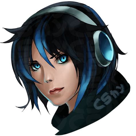 Cshyblue Gamer Girl Game Icon Character